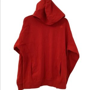 Converse University red Jersey hoodie Sz M Comfy Sweatshirt NWT